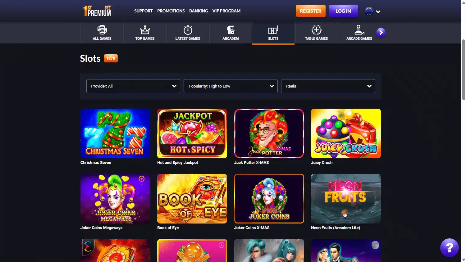 First Premium Bet Casino screenshot 2