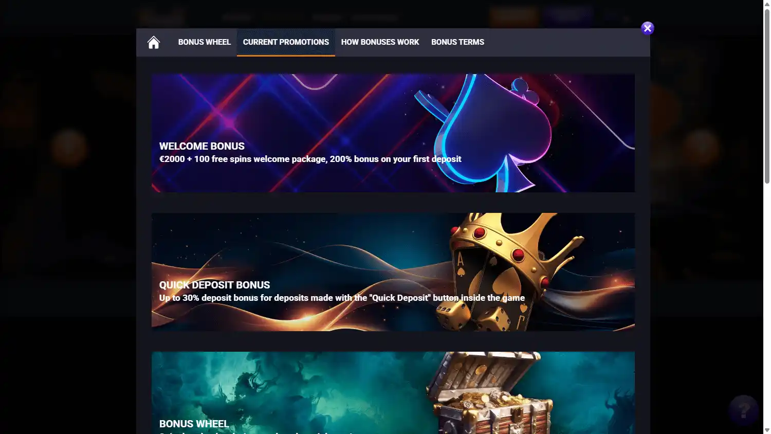 First Premium Bet Casino screenshot 3