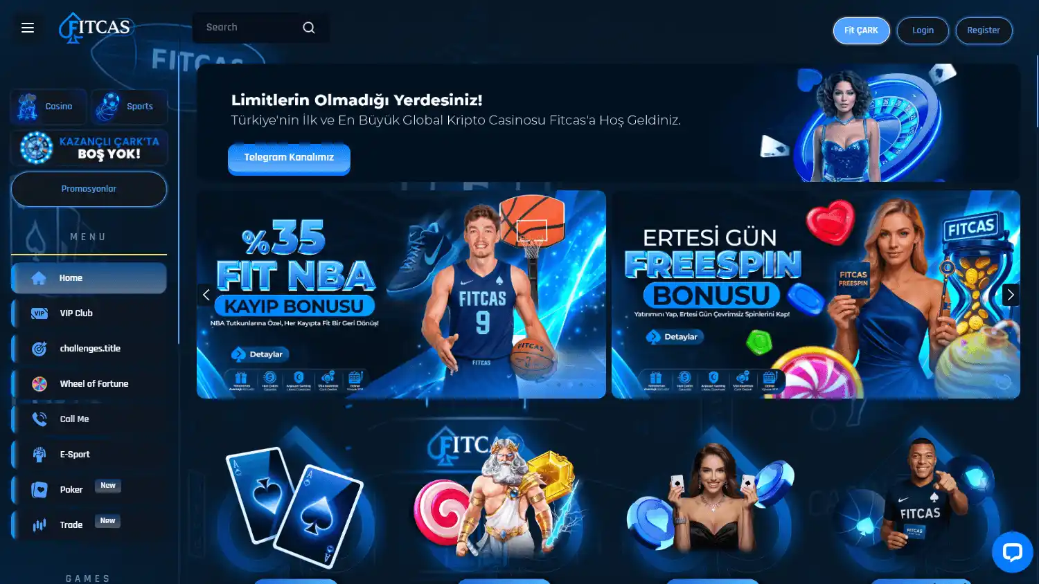 Fitcas Casino screenshot 1