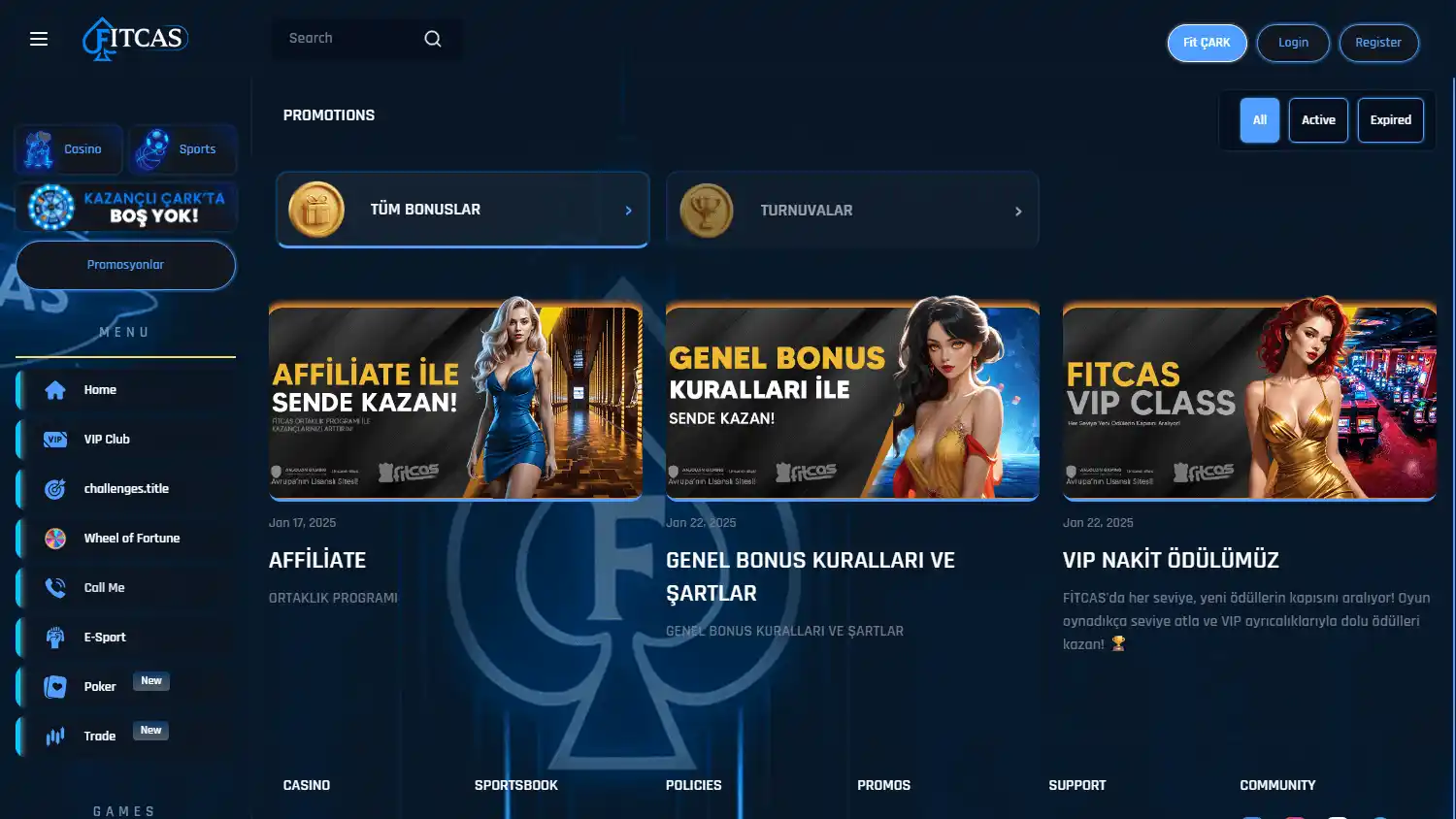 Fitcas Casino screenshot 3