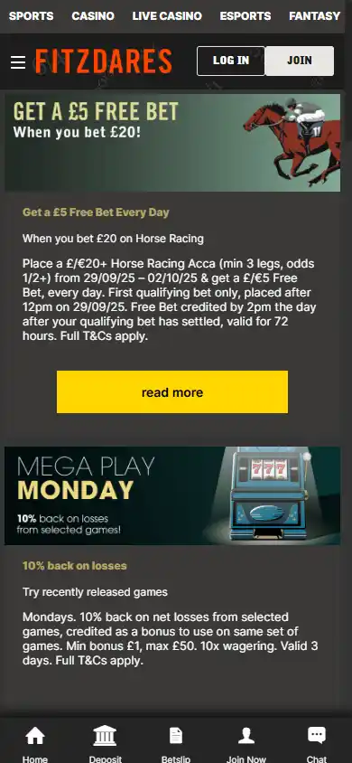 Fitzdares Casino screenshot 6