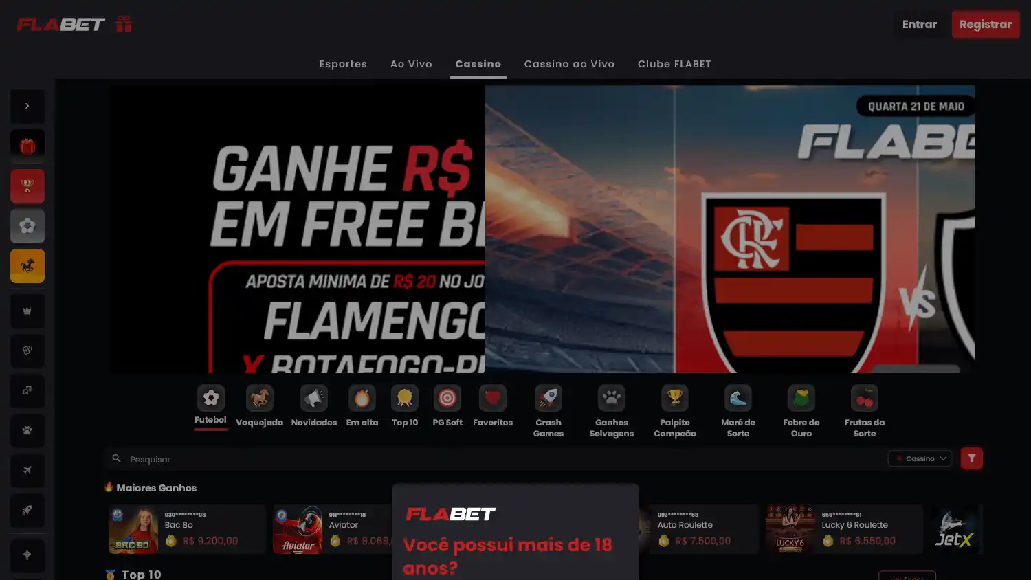 FlaBet Casino screenshot 1