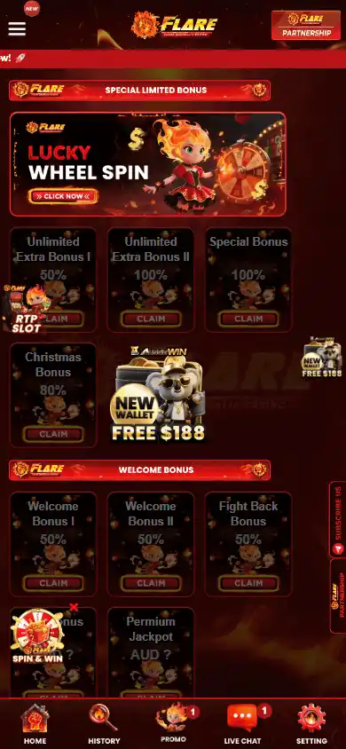 FlareAU Casino screenshot 4
