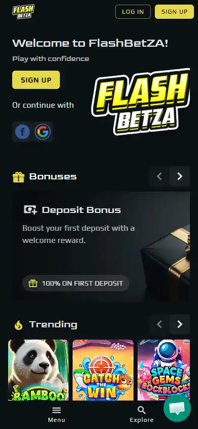 FlashBetza Casino screenshot 3