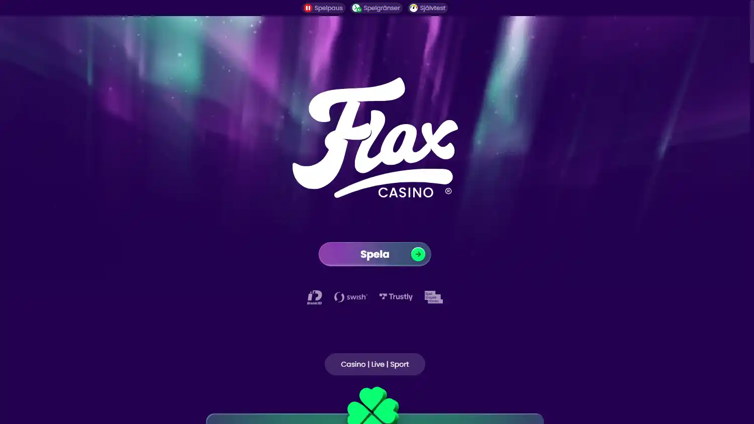 Flax Casino screenshot 1