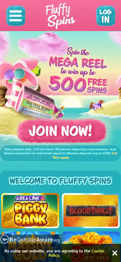 Fluffy Spins Casino screenshot 4