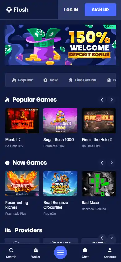 Flush Casino screenshot 4