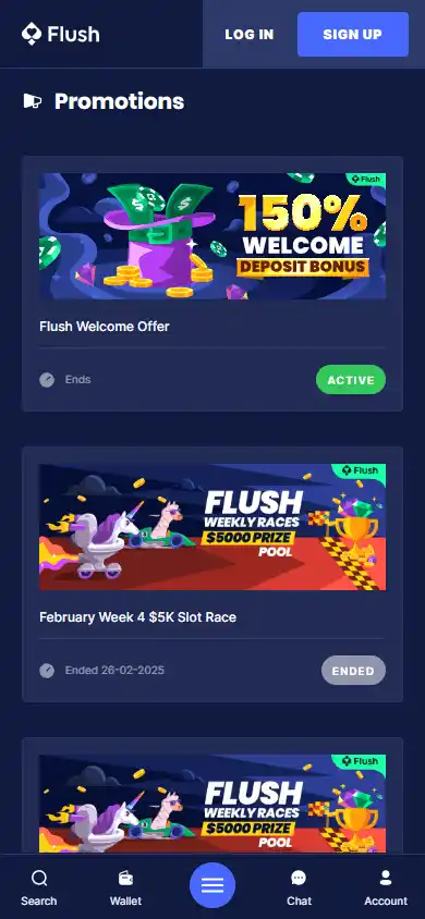 Flush Casino screenshot 6