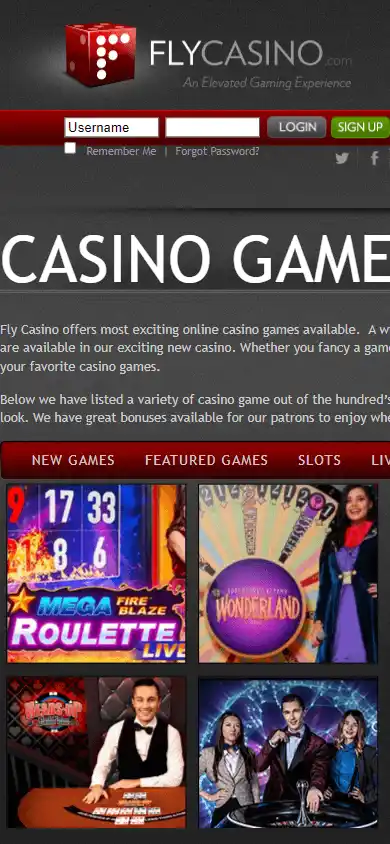 Fly Casino screenshot 5
