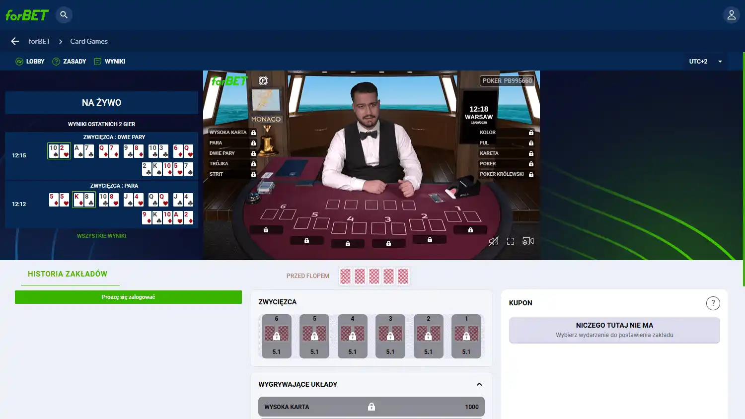 forBET Casino screenshot 2