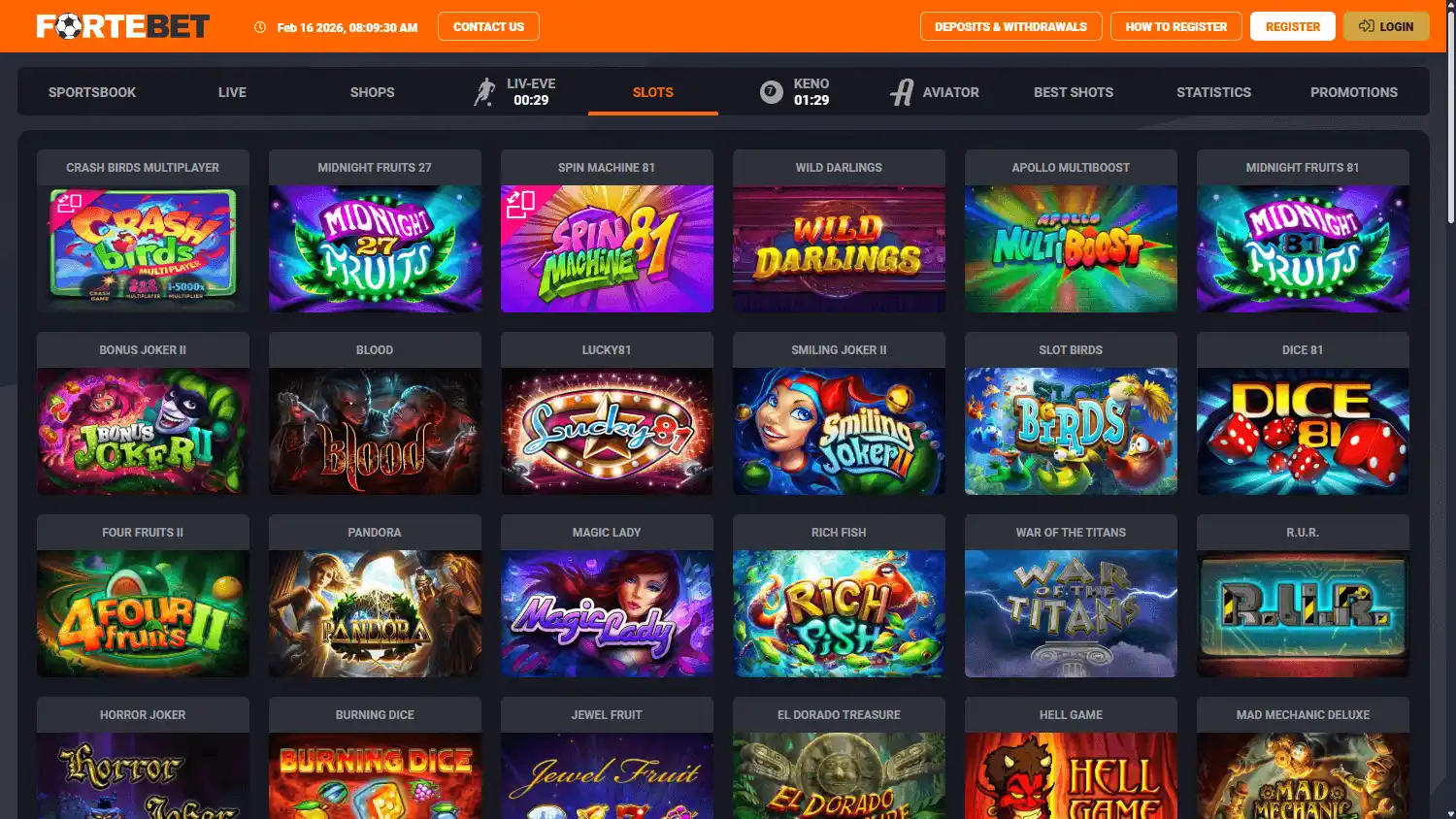 Fortebet Casino NG screenshot 3