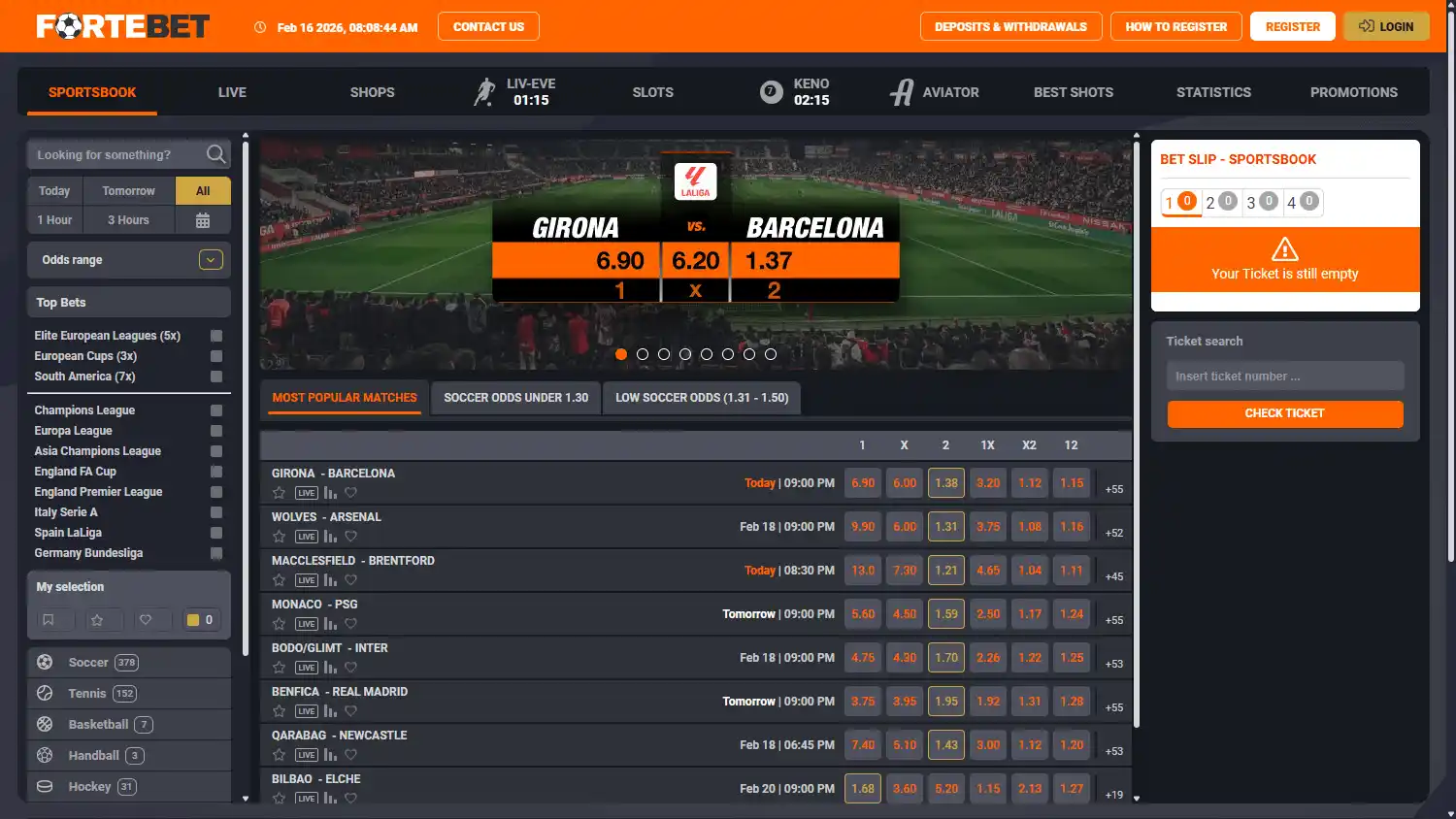 Fortebet Casino UG screenshot 2