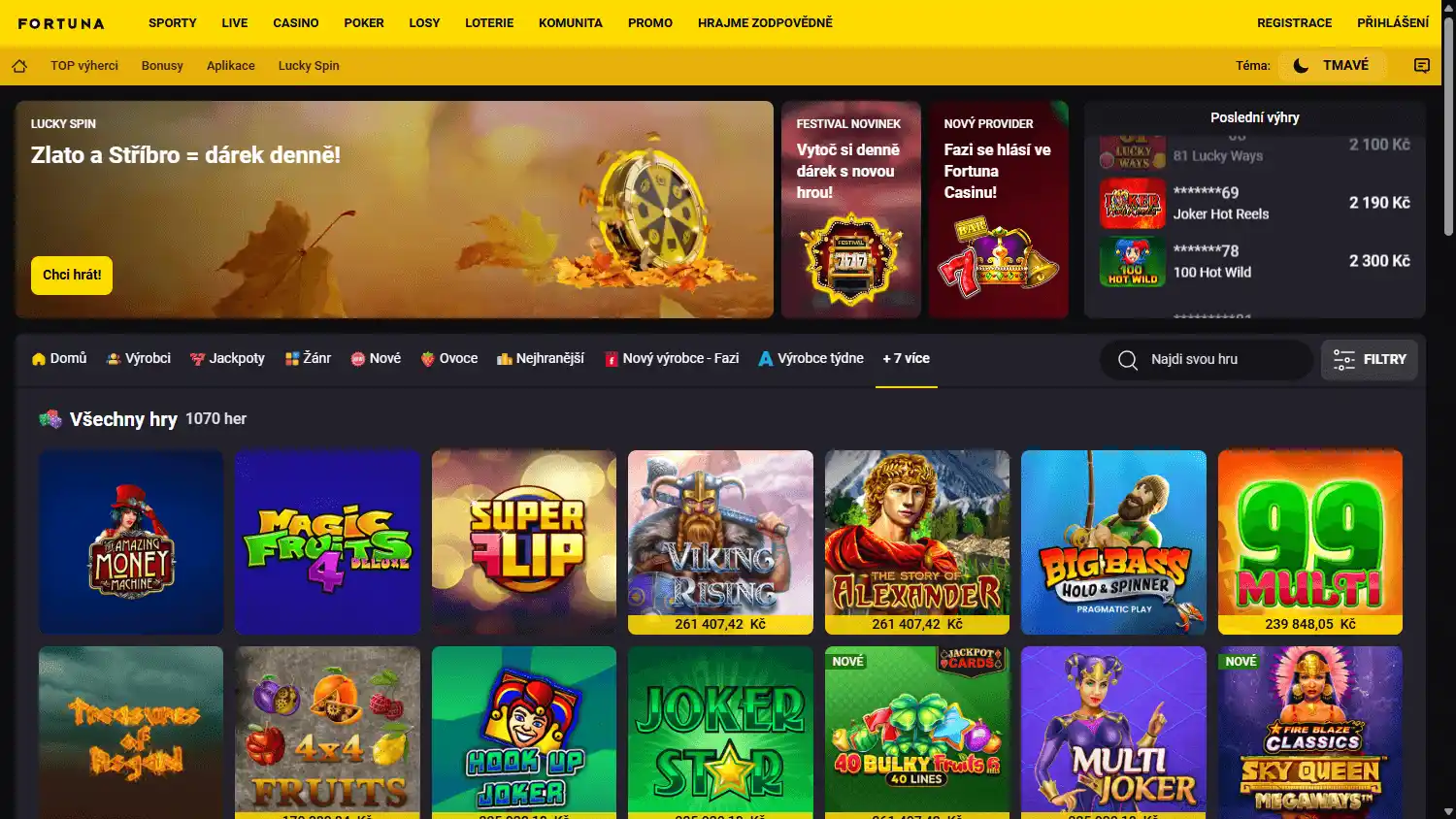FORTUNA Casino screenshot 3