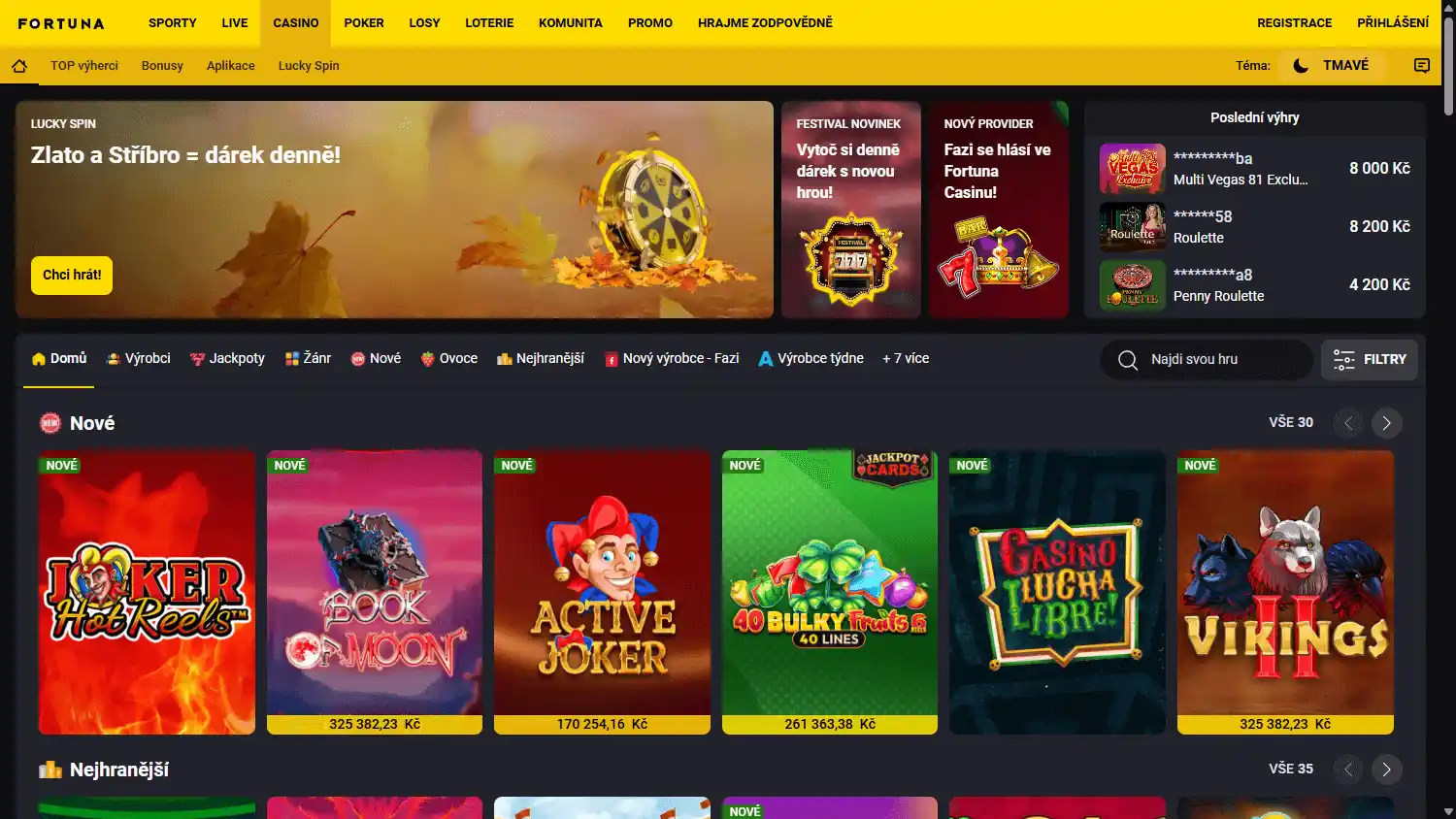 Fortuna Casino SK screenshot 2