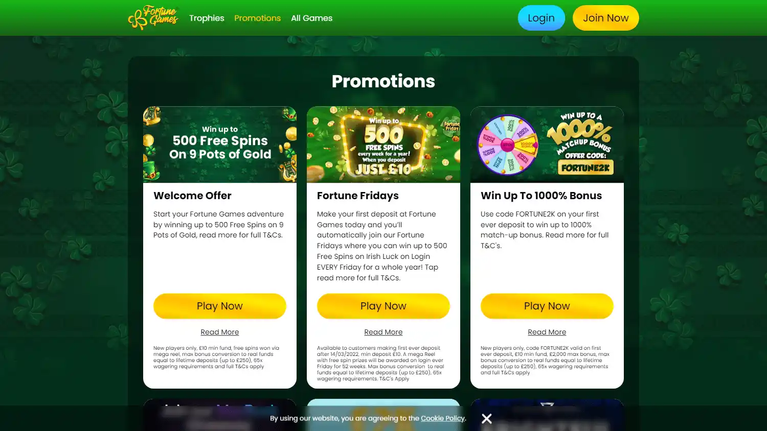 Fortune Games Casino screenshot 3