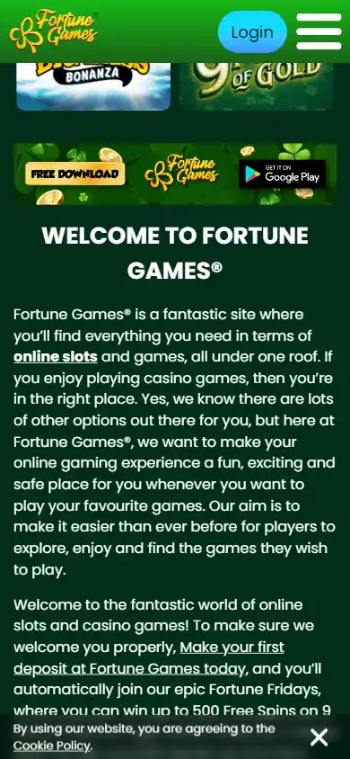 Fortune Games Casino screenshot 4