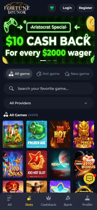 Fortune Lounge Casino screenshot 3