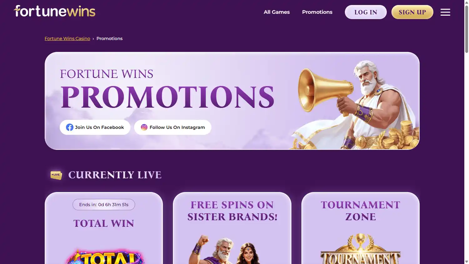 Fortune Wins Casino screenshot 3