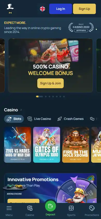 FortuneJack Casino screenshot 4