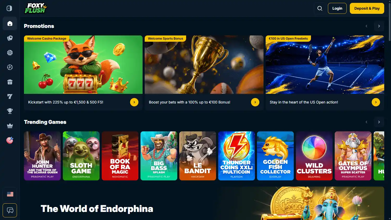 Foxyflush Casino screenshot 1