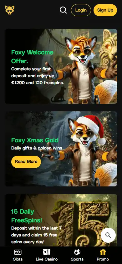 Foxygold Casino screenshot 6