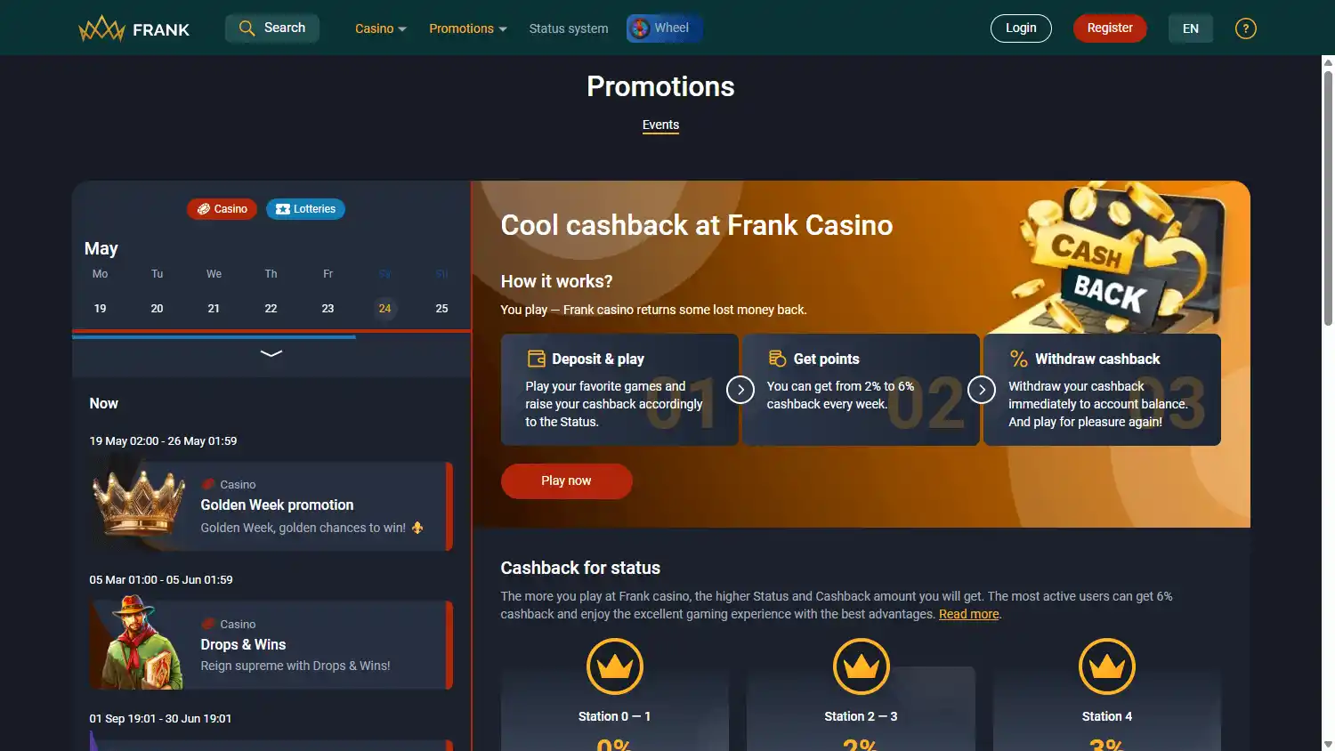 Frank Casino screenshot 3