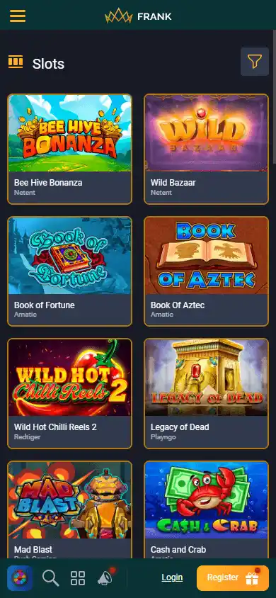 Frank Casino screenshot 5