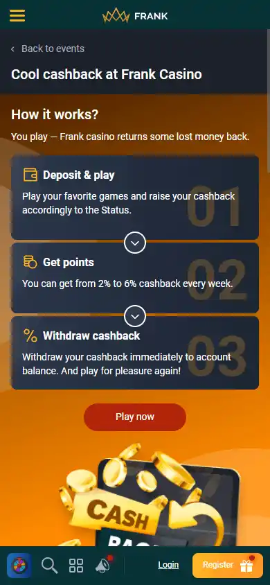 Frank Casino screenshot 6