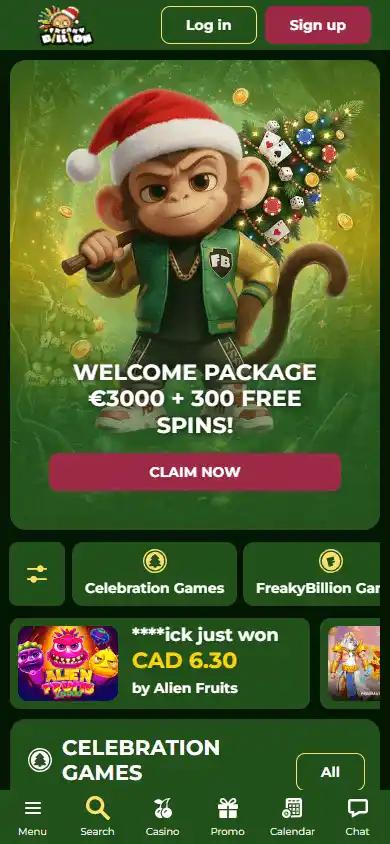 FreakyBillion Casino screenshot 5