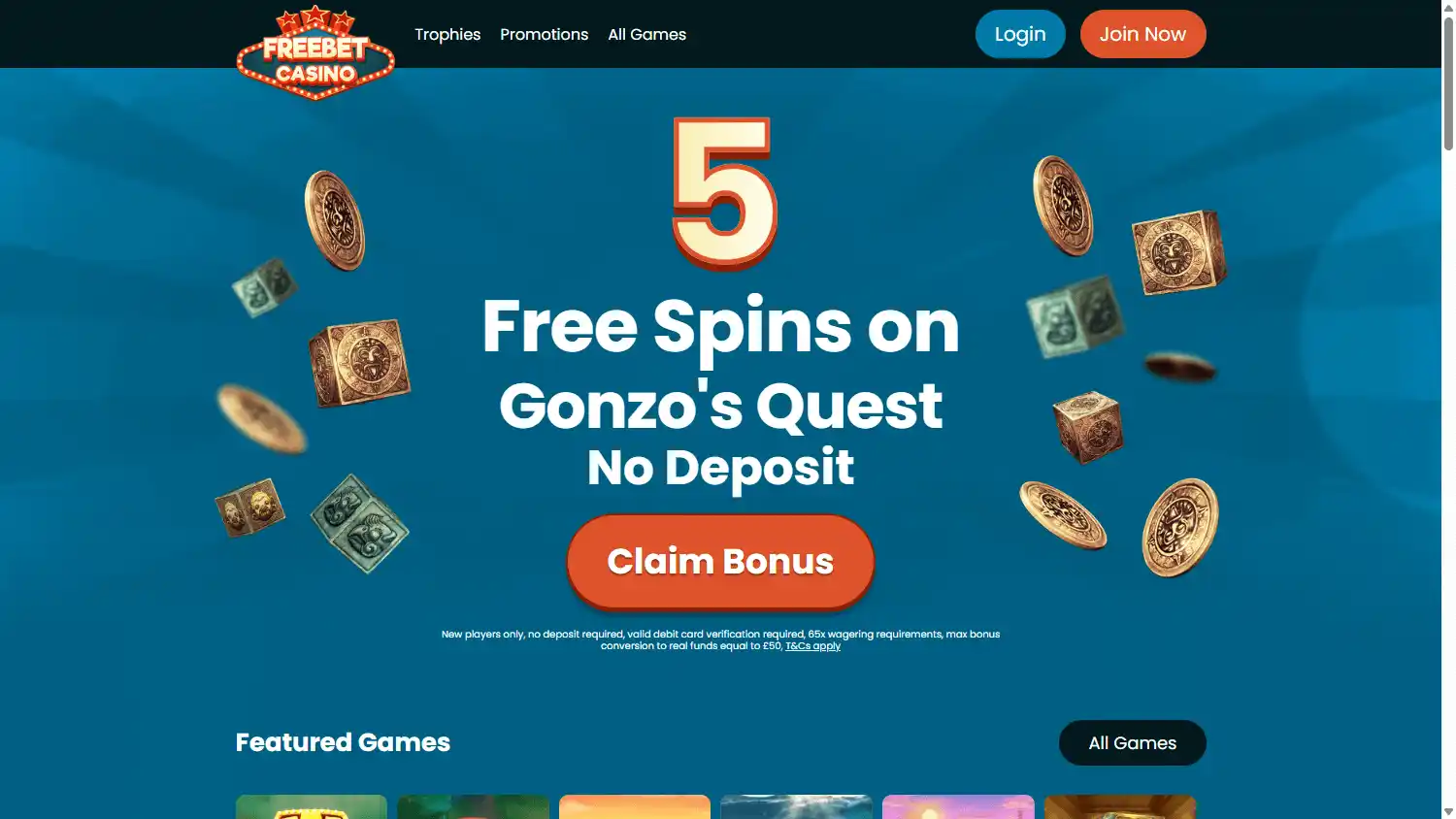 Freebet Casino screenshot 1