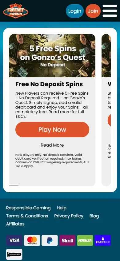 Freebet Casino screenshot 6
