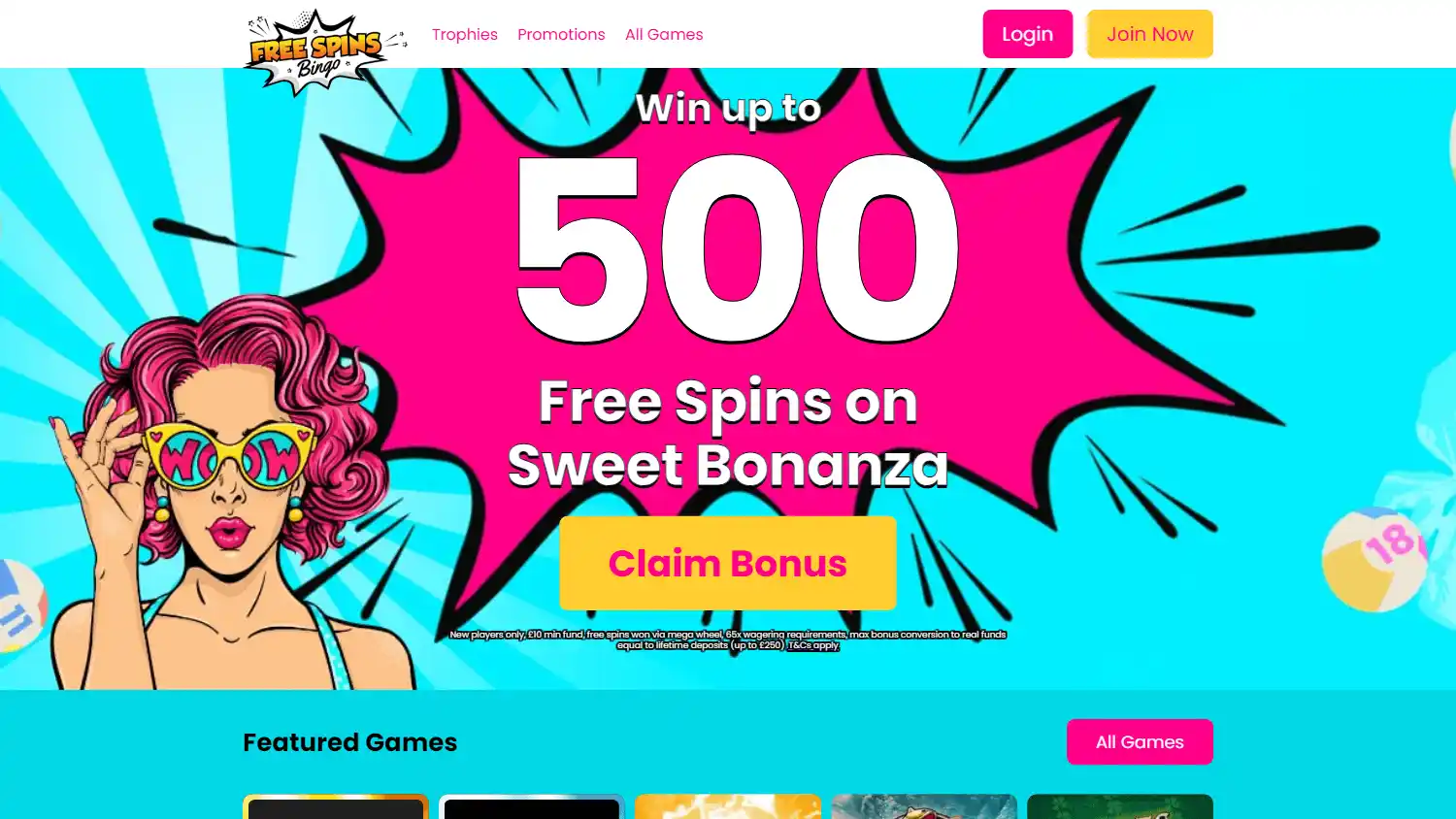 FreeSpinsBingo Casino screenshot 2