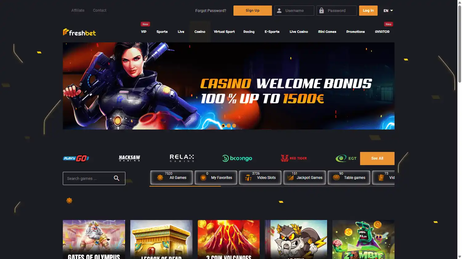 Freshbet Casino screenshot 2