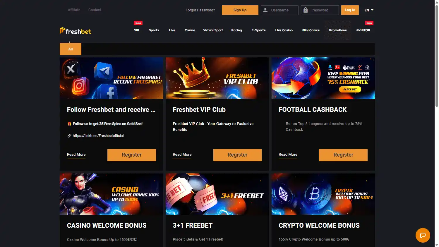 Freshbet Casino screenshot 3