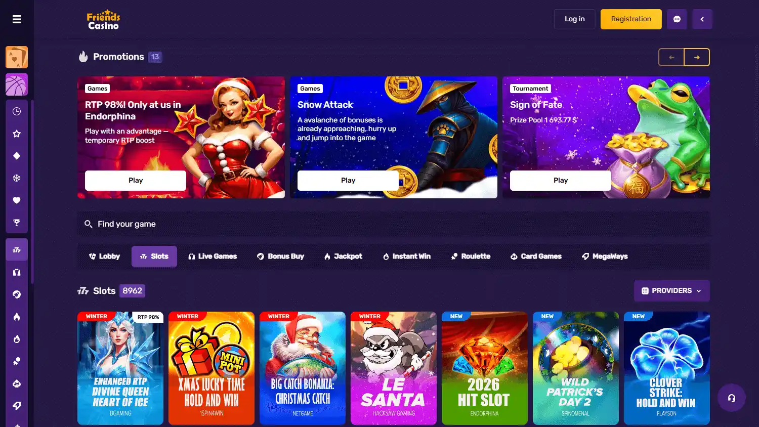 Friends Casino screenshot 2