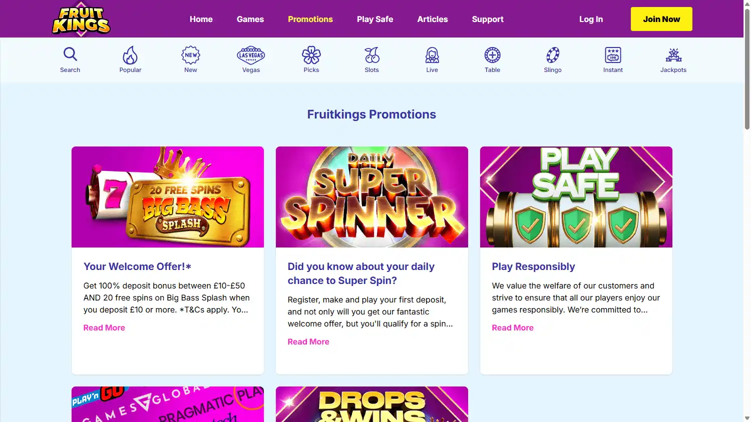 FruitKings Casino screenshot 3