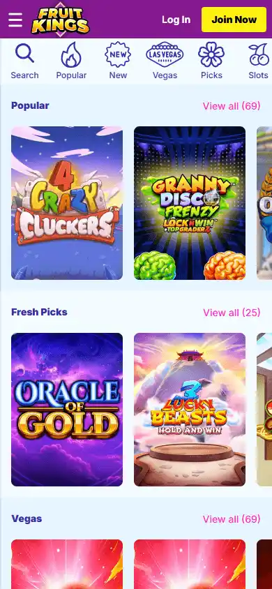 FruitKings Casino screenshot 5
