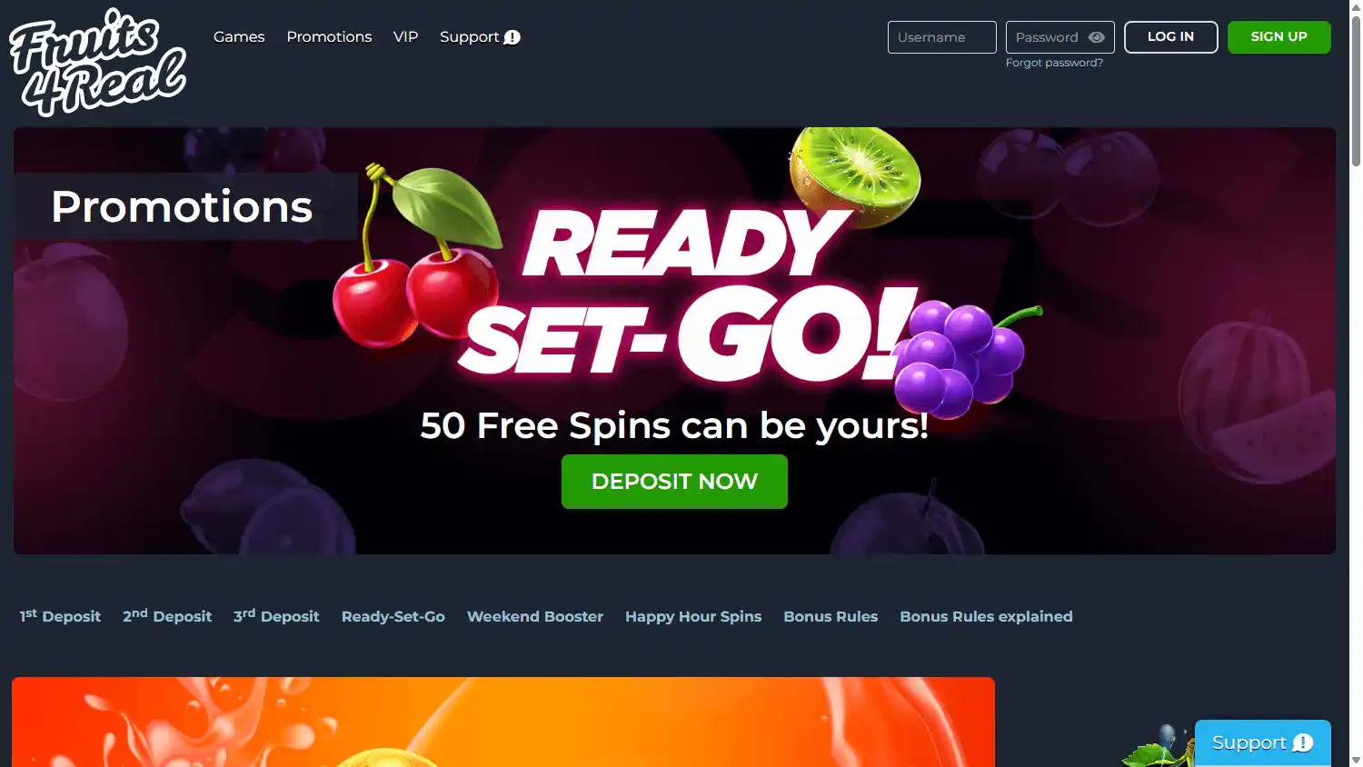 Fruits4Real Casino screenshot 3