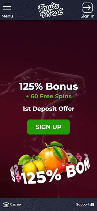 Fruits4Real Casino screenshot 4