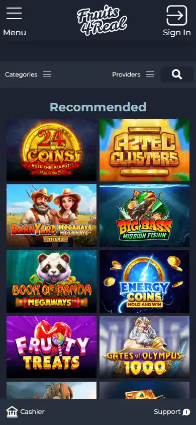 Fruits4Real Casino screenshot 5