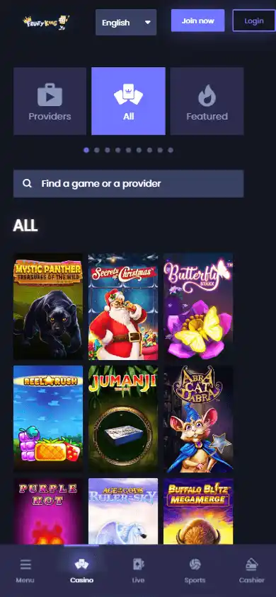 Fruity King Casino screenshot 5