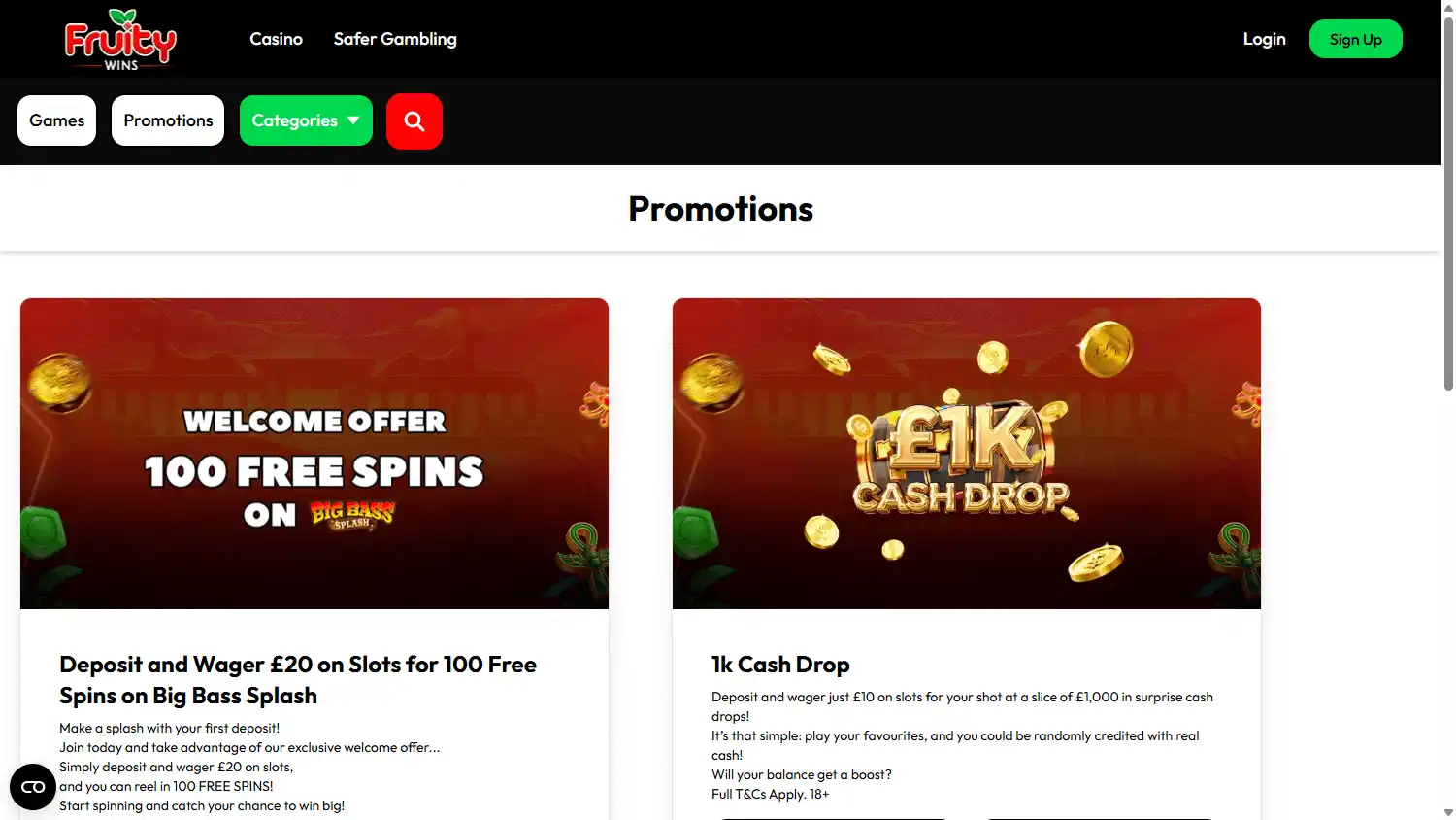 Fruity Wins Casino screenshot 3