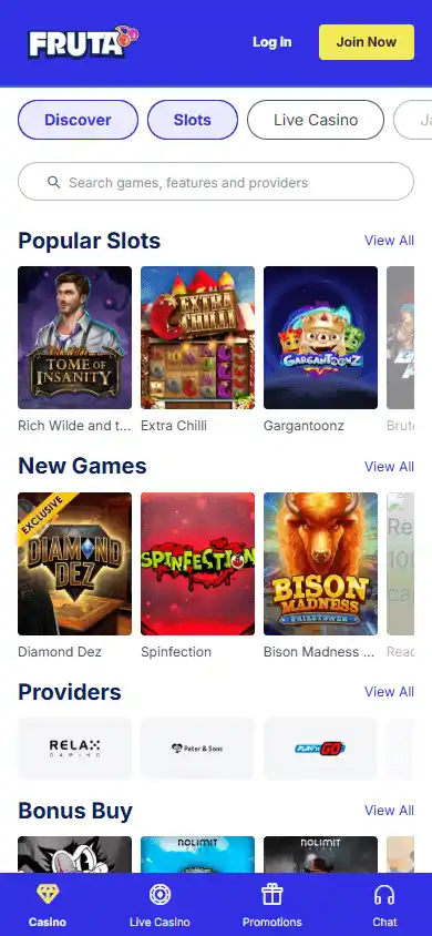 Fruta Casino screenshot 4