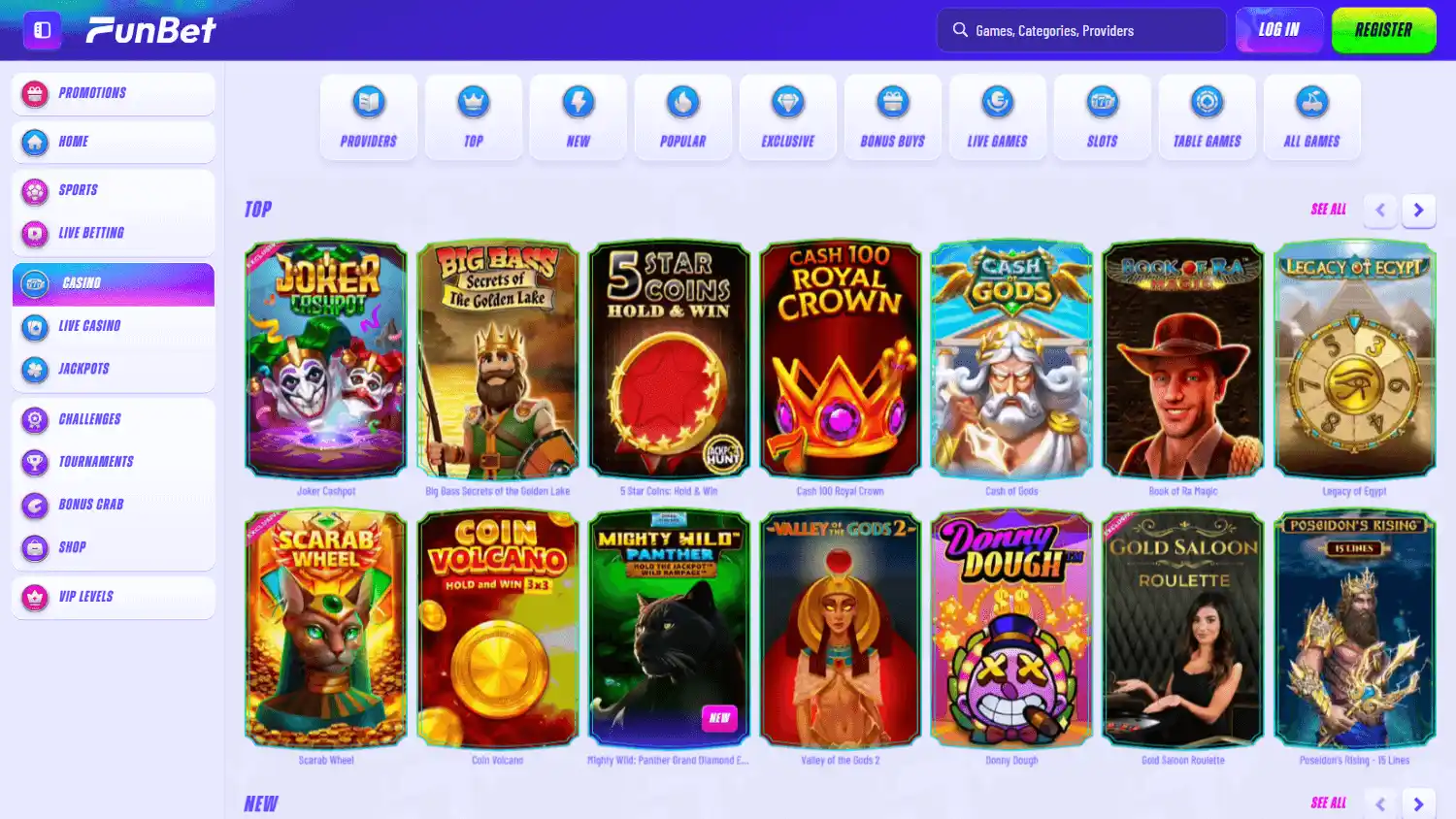 Funbet Casino screenshot 2