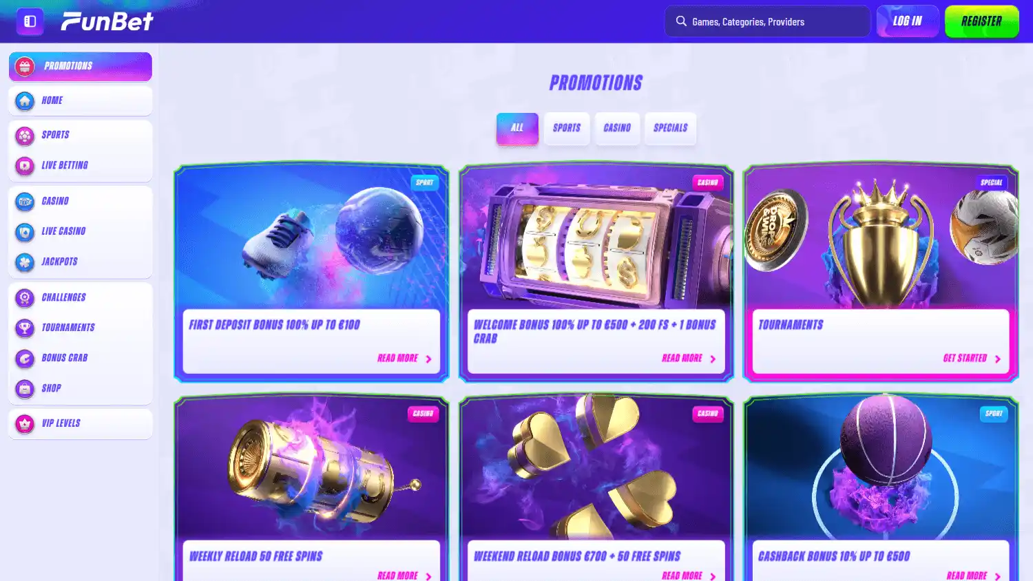 Funbet Casino screenshot 3