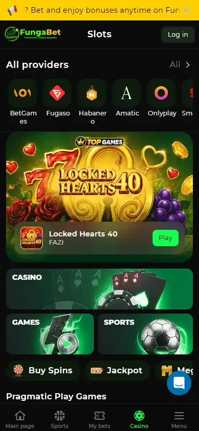 FungaBet Casino screenshot 5