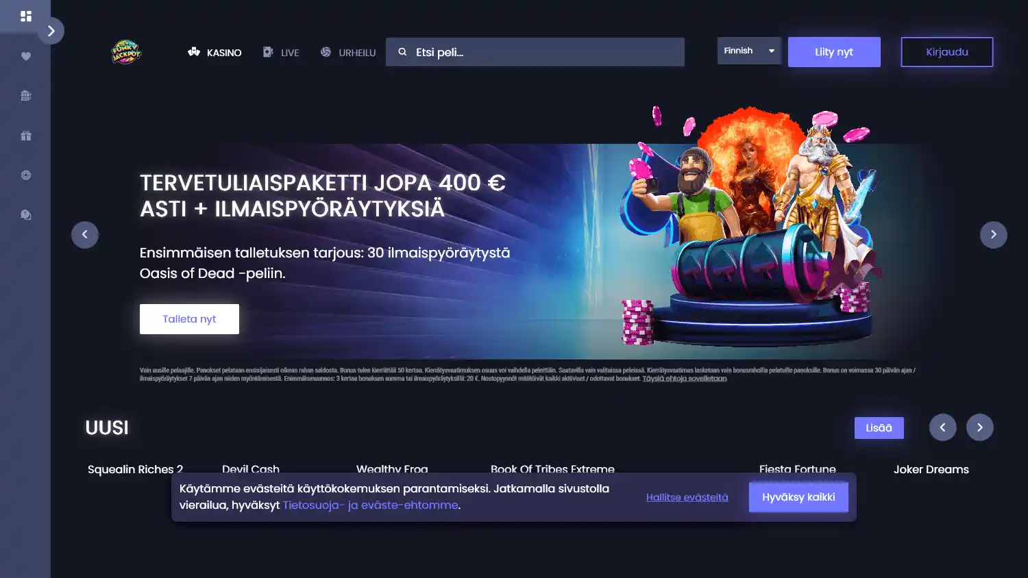 Funky Jackpot Casino screenshot 1