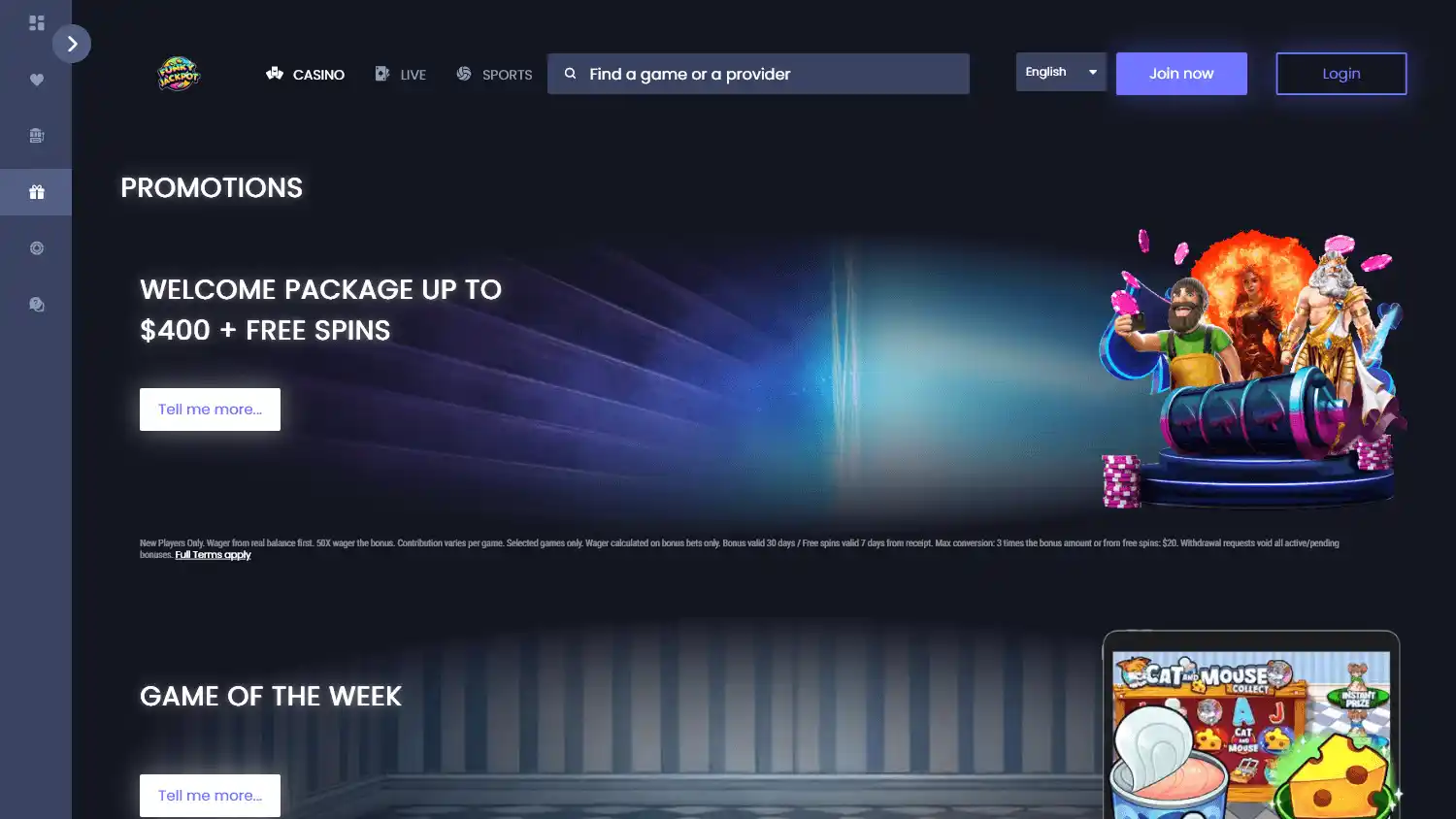 Funky Jackpot Casino screenshot 3