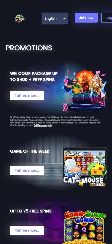 Funky Jackpot Casino screenshot 4