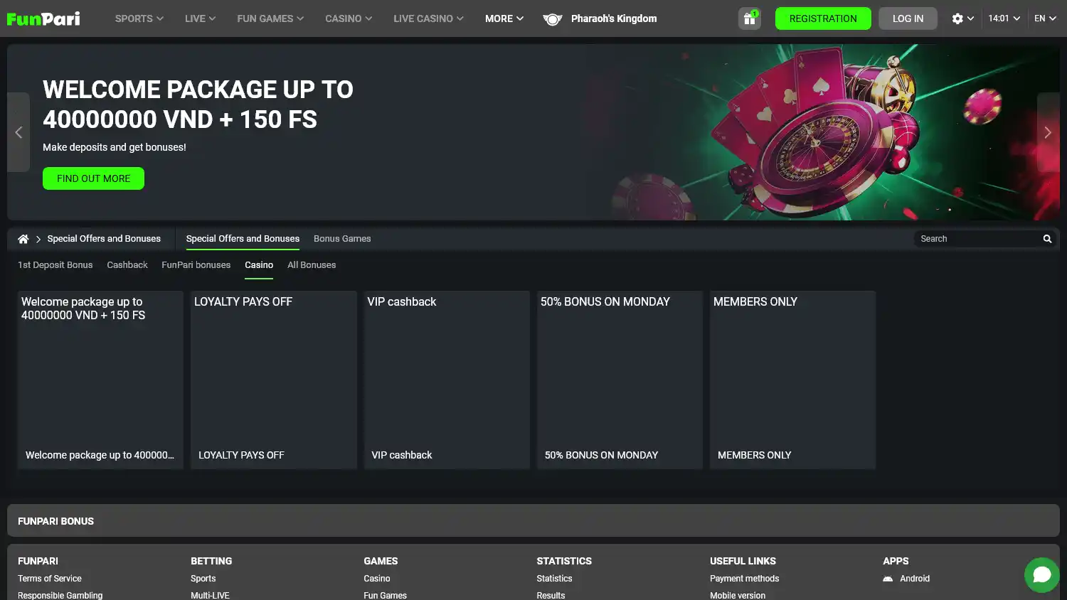 FunPari Casino screenshot 3